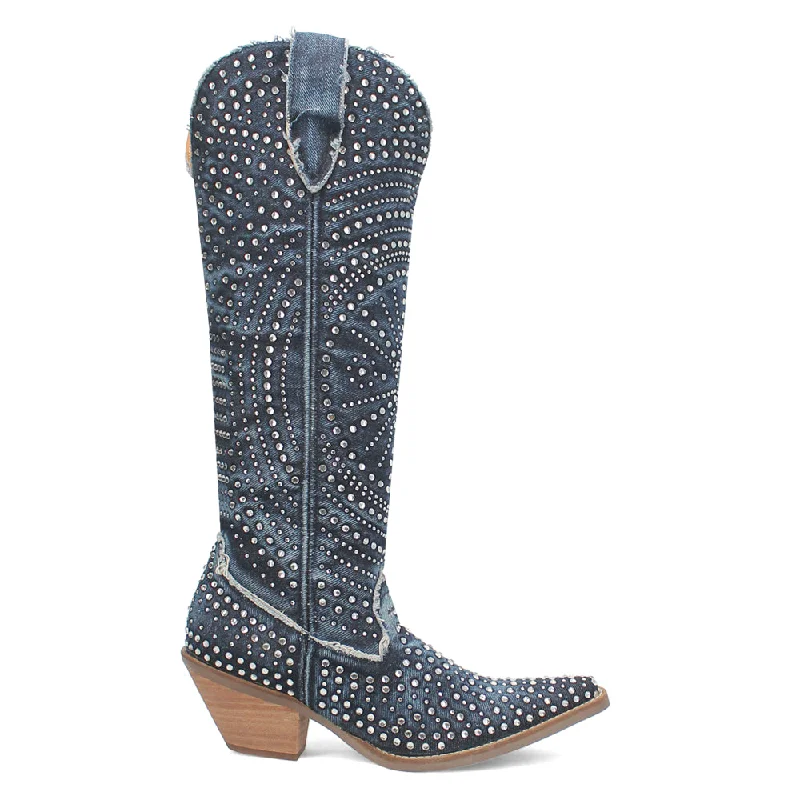 Honkytonk Honey Rhinestone Snip Toe Cowboy Boots