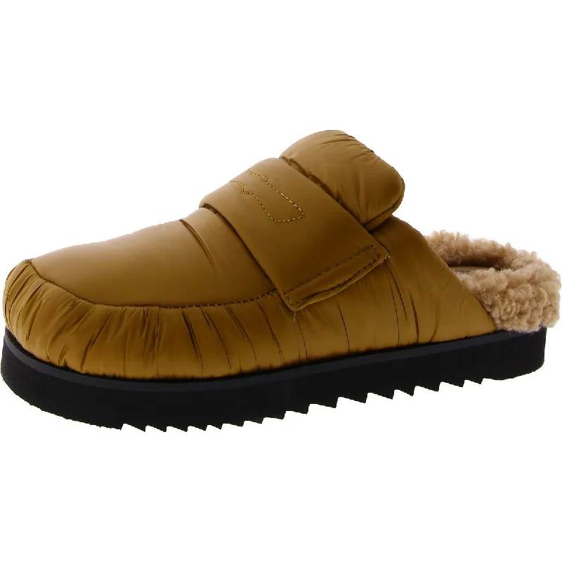 ASH Womens Gong Faux Fur Comfy Scuff Slippers