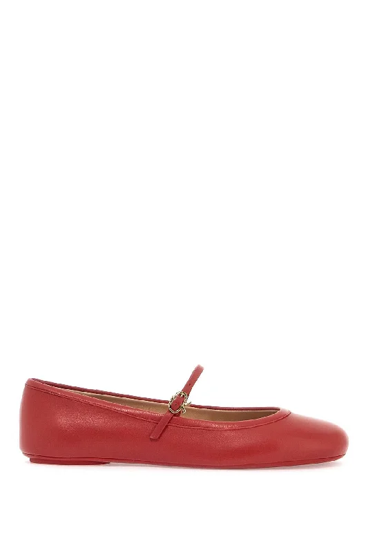 GIANVITO ROSSI Carla Mary Jane Ballet Flats