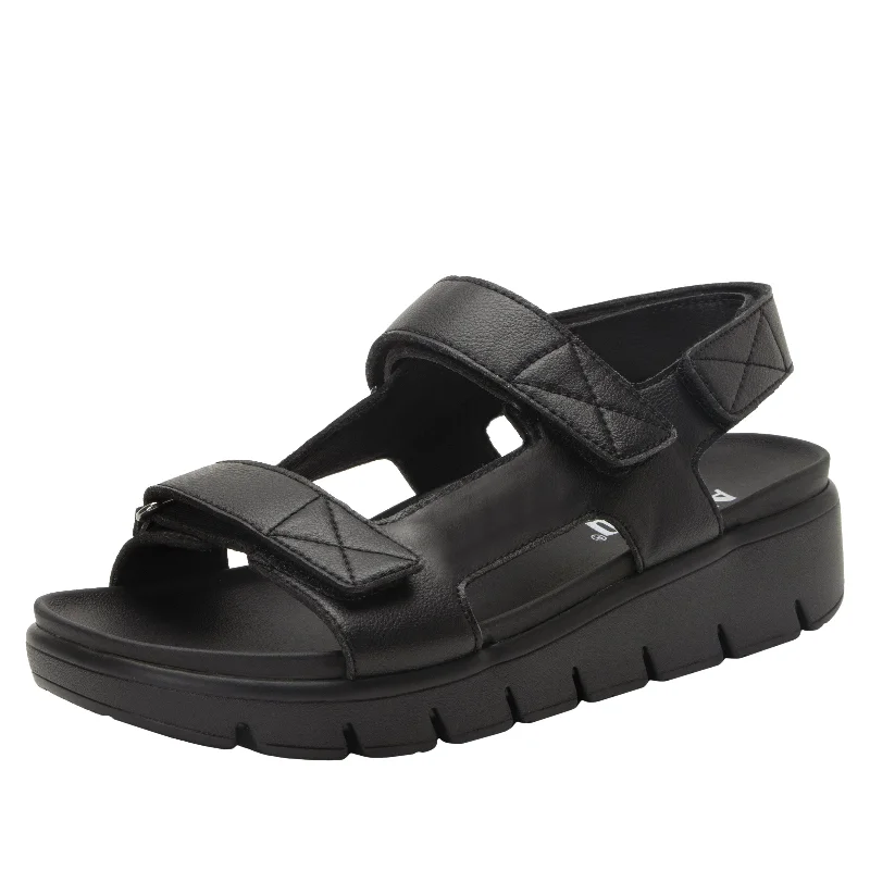 Henlee Black Sandal