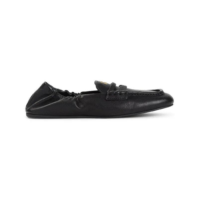 MIU MIU Elegant Women's Moccasin Loafers